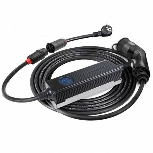 electric vehicle ev portable charging cable mode2 type2 16a single phase ac 3kw iec62196 comply JTCCM2T2EU1P2A JTOPTICS